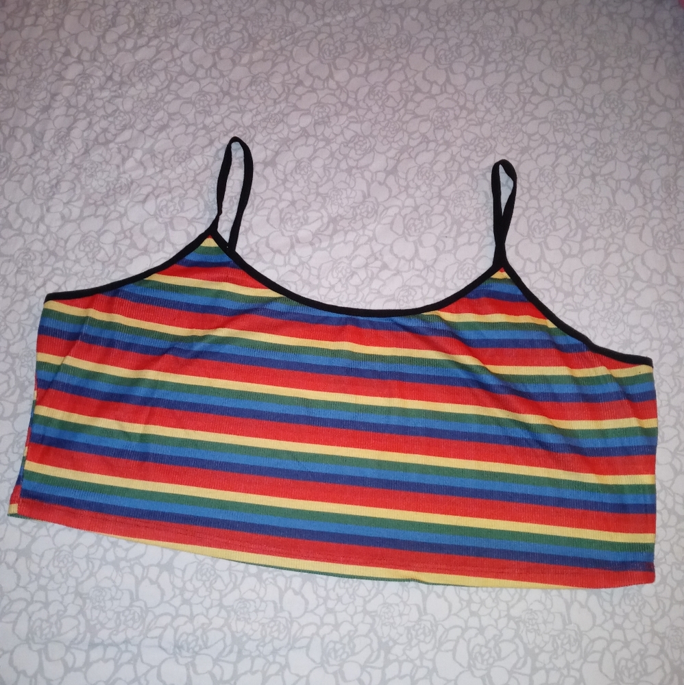 Plus size crop top